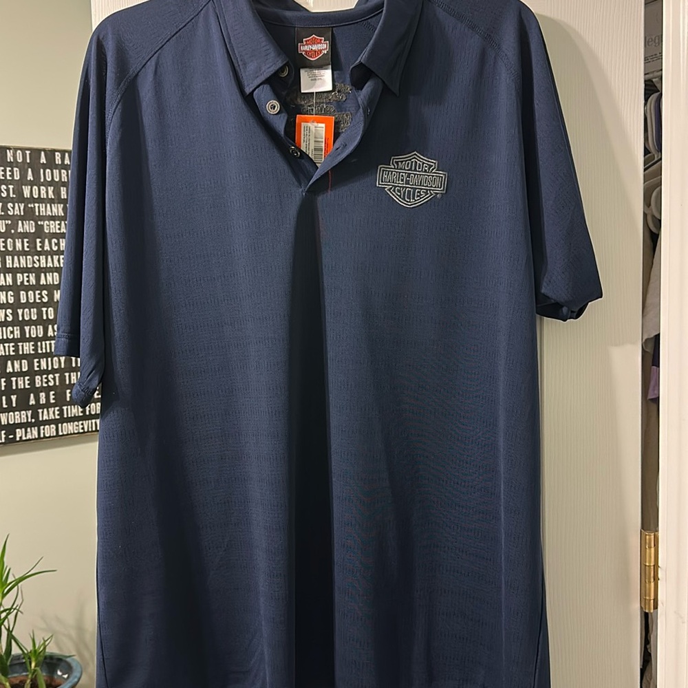 NWT Harley Davidson Golf Shirt